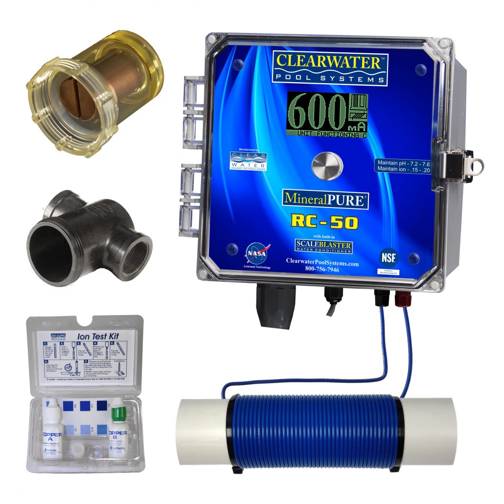 RC 50: Kupfer Ionisierung - Clearwater Pool Systems - Schweiz